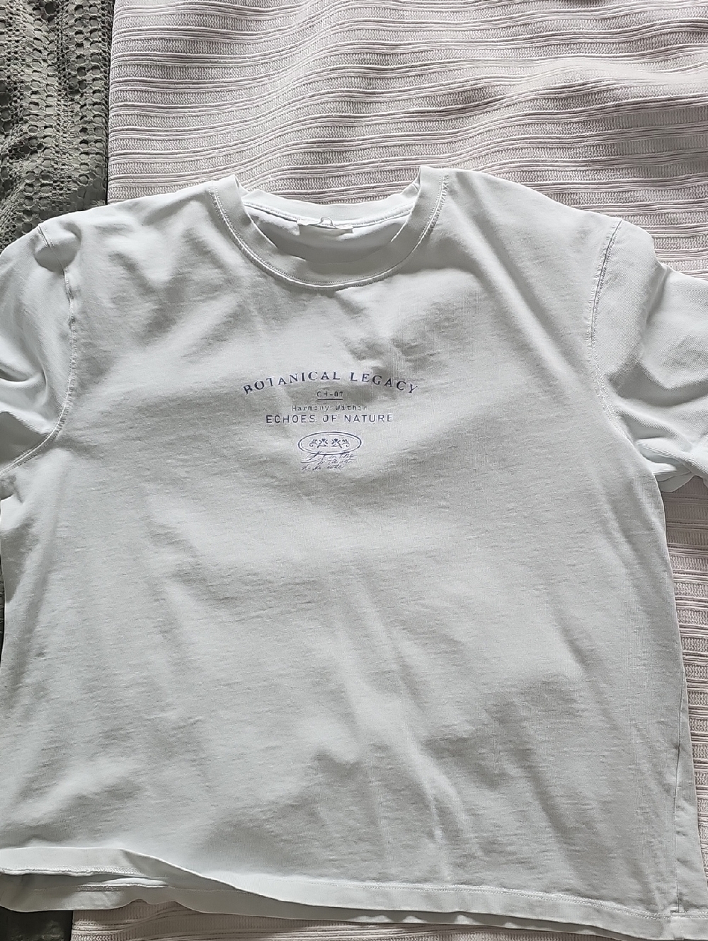 Botanical Legacy Men's Crew Tee - White